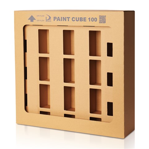 多室体迷宫式漆雾过滤纸盒PaintCube